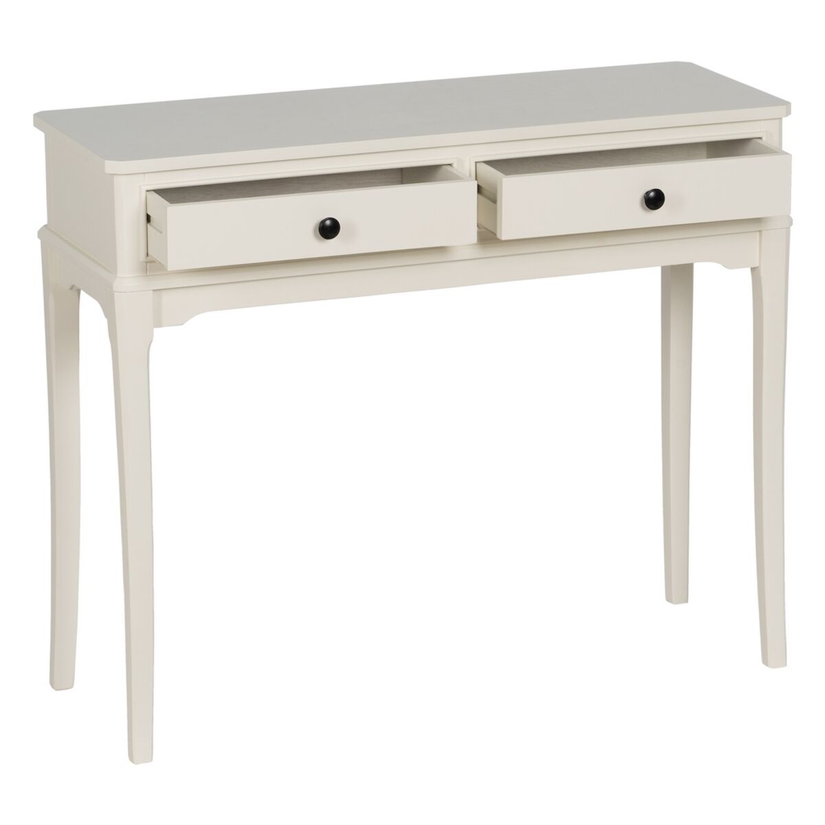 Konsool Valge Mänd Puit MDF 90 x 33 x 75 cm